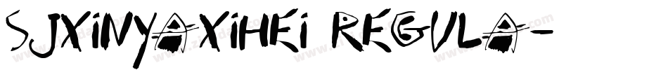 SJxinyaxihei Regula字体转换